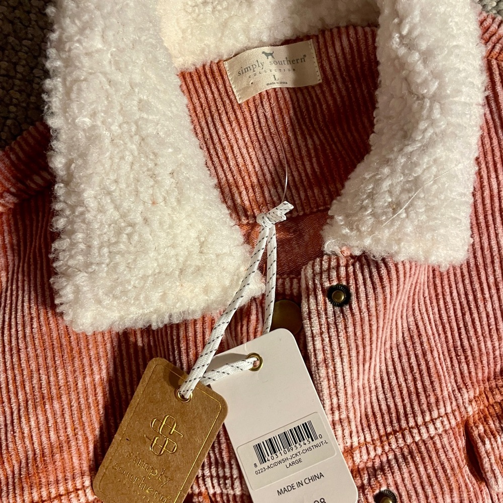 Courduroy-style Spring jacket - Picture 2 of 4